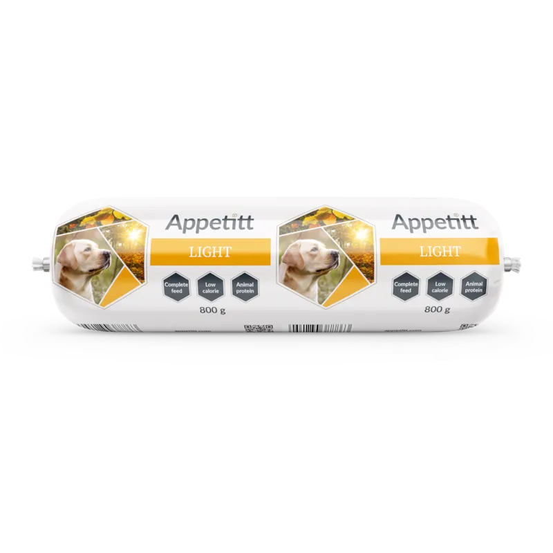 Appetitt Hundepølse Light 800g - til hund - Brunst